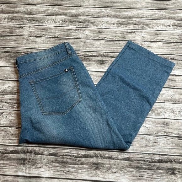 Westy MFG. CO. Nomad Slim Fit Jeans 36 x 25 Inseam Cropped Capri Stretch Hemmed - Picture 3 of 13